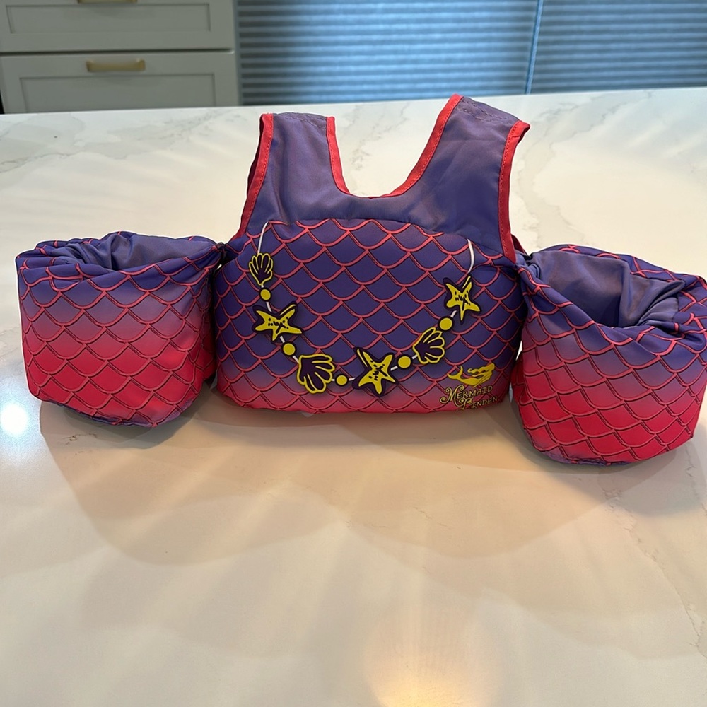 Body Glove Kids Paddle Pals Life Vest Jacket Mermaid Design